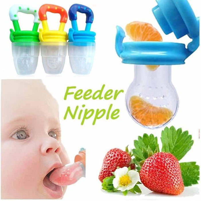 Pack of 2 Baby Shower Cap and Fruit Pacifer