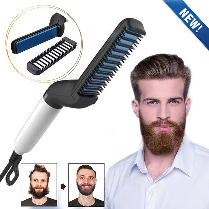 Hair Straightener For Men Multifunctional Comb Curling