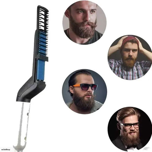 Hair Straightener For Men Multifunctional Comb Curling