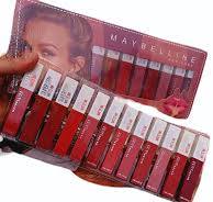 12 Pcs Maybeline lipstick
