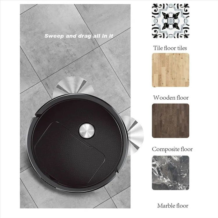 Big Size Smart Sweeping Robot Home Mini Sweeper Sweeping and Vacuuming Wireless Vacuum Cleaner Sweeping Robots for Home