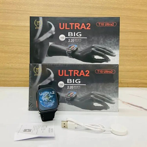 T10 Ultra2 Latest 9Series Smart Watch 49mm Real Screw Straps Lock HD Display